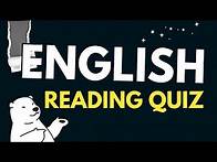 Video thumbnail for Test Your English: 10-Question Reading Comprehension Challenge