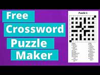 Video thumbnail for How To Create A Crossword Puzzle for KDP Low Content Books With A Free Tool