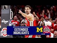 Video thumbnail for Michigan at Ohio State: College Basketball Extended Highlights I CBS Sports