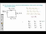 Video thumbnail for How to Solve a Series Circuit (Easy)