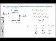 Video thumbnail for How to Solve a Series Circuit (Easy)