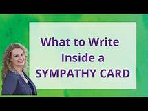 Video thumbnail for What to Write in a Sympathy Card ❤️‍🩹 Condolences Message or Condolence Note