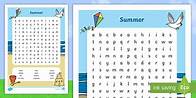 Video thumbnail for Summer Word Search
