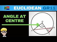 Video thumbnail for Circle Geometry Grade 11 : Angle at centre Practice
