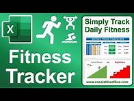 Video thumbnail for Simple Excel Fitness Tracker Template