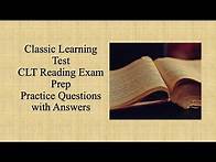 Video thumbnail for Classic Learning Test - Examples of CLT Reading Practice Exam Questions with Answers & Explanations