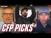 Video thumbnail for CFP Predictions: Notre Dame-Penn State & Ohio State-Texas | Colin Cowherd College Football