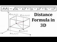 Video thumbnail for Distance Formula in 2D and 3D and Their Proofs