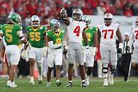Video thumbnail for Ohio State defeats Oregon in 2025 Rose Bowl, advances to College Football Playoff semifinals