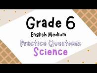 Video thumbnail for Grade 6 English Medium Science | Practice Questions With Answers #1k