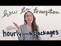 Video thumbnail for how to get paid for your value & NOT your time as a freelancer // hourly rates ➡️ package rates