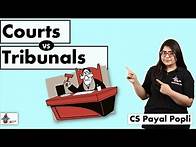 Video thumbnail for What is the difference between COURTS & TRIBUNALS? | What are TRIBUNALS? | Courts vs. Tribunals