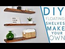 Video thumbnail for Easy DIY FLOATING SHELVES No bracket | DIY CREATORS