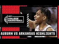 Video thumbnail for Arkansas beats No. 1 Auburn in OT | Full Game Highlights