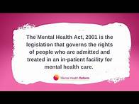 Video thumbnail for Reform the Mental Health Act, 2001
