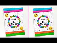 Video thumbnail for Easy and Beautiful Thank you Card | How to make Thank you card | Handmade Thank you card idea