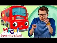 Video thumbnail for Learn Sign Language with Gecko's Garage! | Fire Truck Fun | MyGo! | ASL for Kids