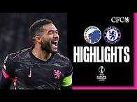 Video thumbnail for Copenhagen 1-2 Chelsea | HIGHLIGHTS | UEFA Europa Conference League 24/25