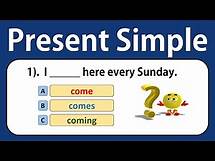 Video thumbnail for Present Simple | Simple Present Tense Quiz | Grammar Test