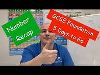 Video thumbnail for GCSE Foundation Revision - 5 Days to Go - Corbettmaths