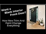 Video thumbnail for Want a Black Interior Front Door? How New Trim And Paint Change Everything
