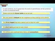 Video thumbnail for Compound Words: Everything You Need To Know! *Grammar for Kids*