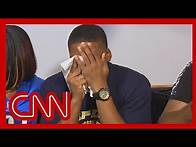 Video thumbnail for Student breaks down after learning classmate died in shooting