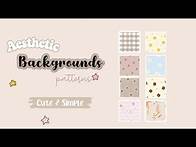 Video thumbnail for 30+ Aesthetic Background patterns |🍒 Cute & Simple 🌼