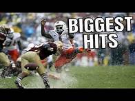 Video thumbnail for Biggest Hits in College Football History