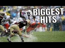 Video thumbnail for Biggest Hits in College Football History