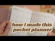 Video thumbnail for How to make a 2025 pocket planner booklet | PRINTABLE GIFT IDEAS