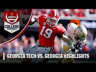Video thumbnail for Georgia Tech Yellow Jackets vs. Georgia Bulldogs | Full Game Highlights
