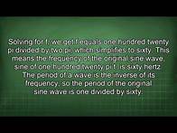Video thumbnail for Period of Absolute Value Sine Wave Explained Simply