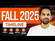 Video thumbnail for Fall 2025 MS Application Timeline ✅ | Your Ultimate Guide 📝| MS in USA 🇺🇸