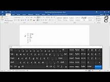 Video thumbnail for Bullet Point Keyboard Shortcut in Word: Adding Bullet Points With Keyboard