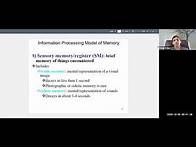 Video thumbnail for Psychology 101 Chapter 8 (Memory) Lecture