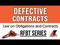 Video thumbnail for Defective Contracts (2020)