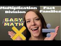 Video thumbnail for MULTIPLICATION AND DIVISION [Fact Families] 3rd Grade Math