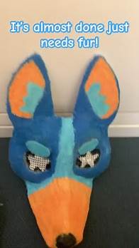 Video thumbnail for Bluey mask!! #therian #bluey #therianmask