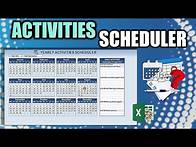 Video thumbnail for Learn How To Create This Yearly Activity Scheduler In Excel [FREE Download Inside]