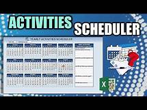 Video thumbnail for Learn How To Create This Yearly Activity Scheduler In Excel [FREE Download Inside]