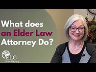 Video thumbnail for What Does an Elder Law Attorney Do?
