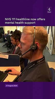 Video thumbnail for NHS 111 healthline now offers mental health support