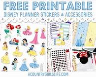 Video thumbnail for FREE Printable Disney Planner Stickers   {CUTE} Tabs & Accessories - A Country Girl's Life