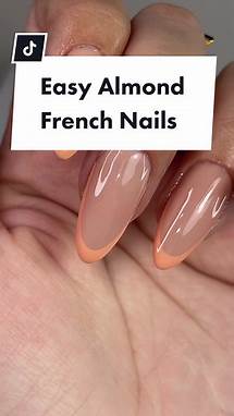Video thumbnail for Easy Almond French Nails