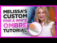 Video thumbnail for Melissa's Custom Pink & White Ombré Gel Nail Tutorial