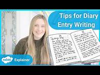 Video thumbnail for How to Write a Diary Entry