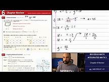Video thumbnail for Big Ideas Math [IM3]: Chapter 6 Review (Examples & Problem Set)