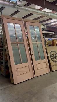 Video thumbnail for Door 72x80 Southwood Andalucia 3/4s Glass 4 Lite Wood Mahogany Front Entry Door