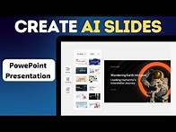 Video thumbnail for Best AI Tool to Generate PowerPoint Presentations Automatically!